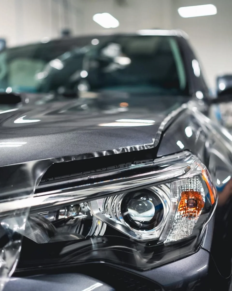 SunTek vs XPEL PPF comparison - paint protection film installation at Blackout