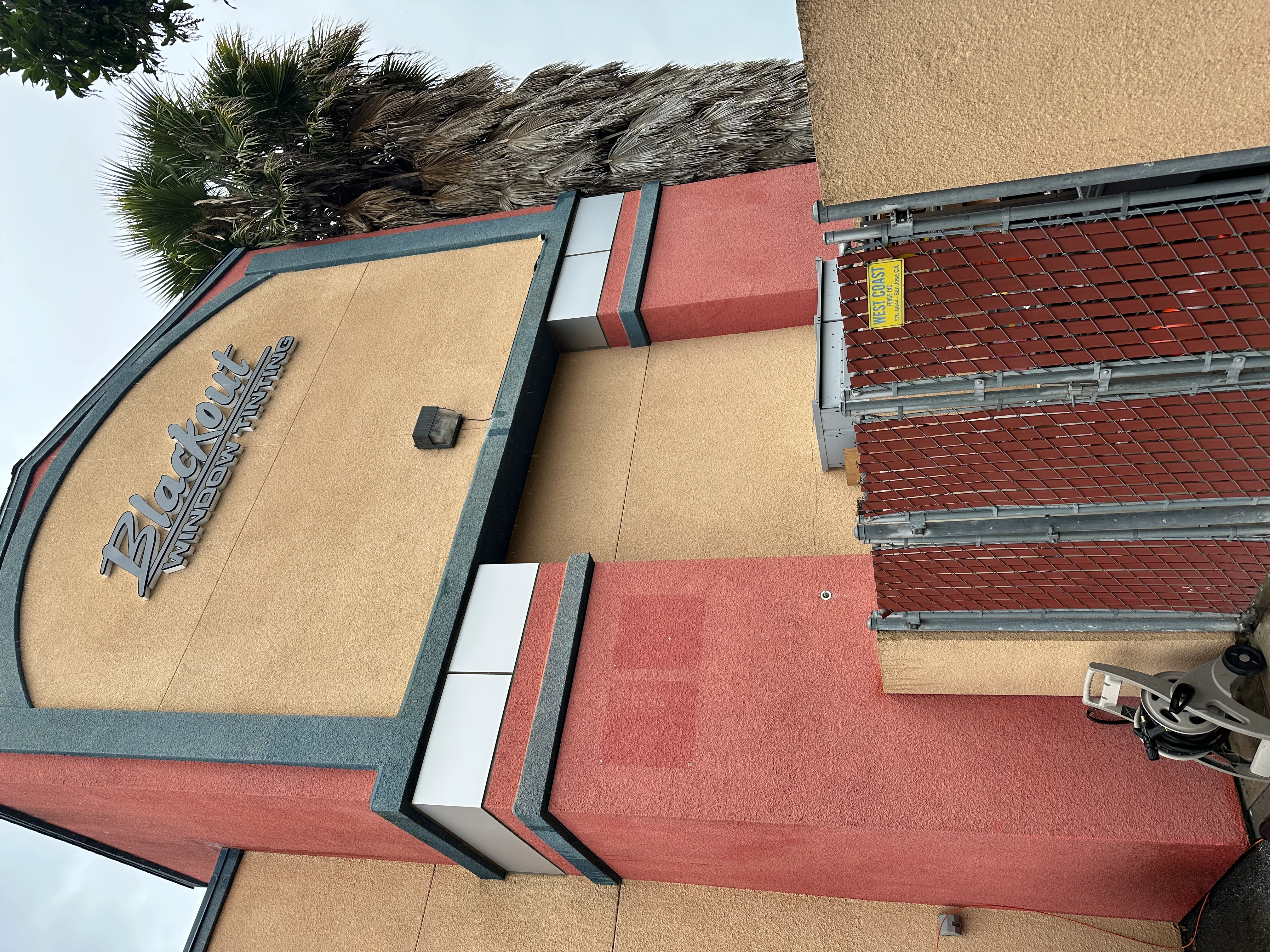 Window tinting installation at Blackout Window Tinting Bay Area