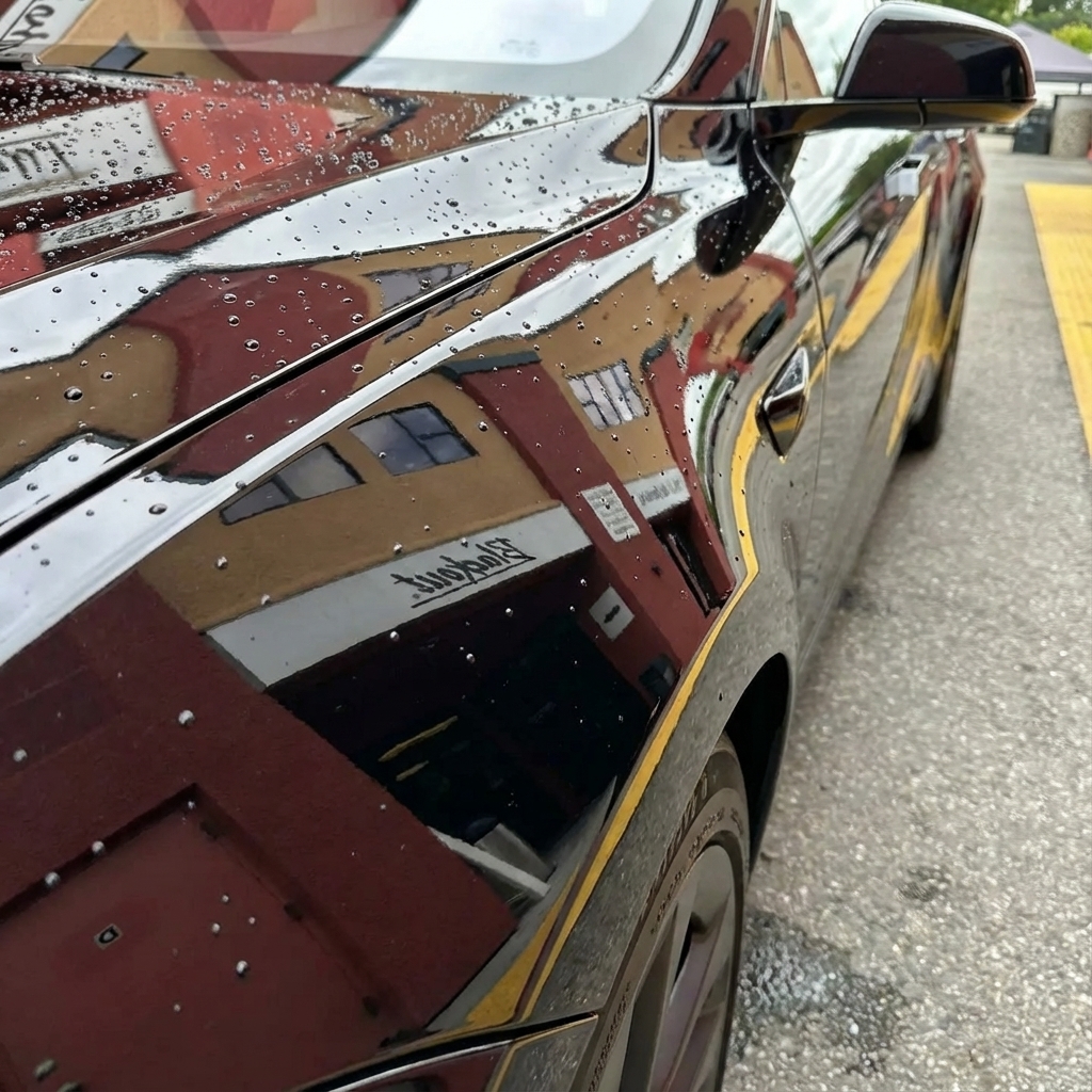 Ceramic coating finish at Blackout