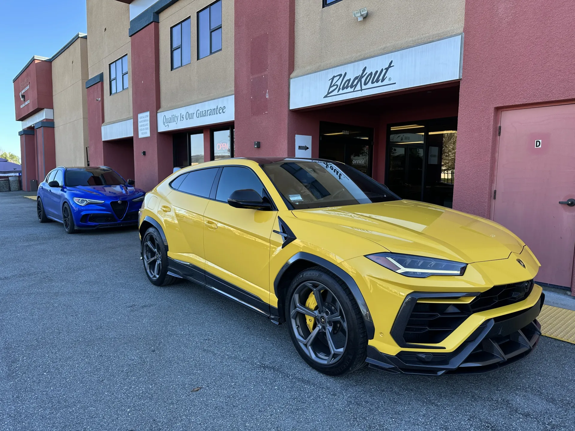Lamborghini Urus detail with PPF