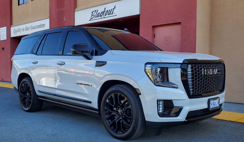 Yukon Denali wrap at Blackout storefront