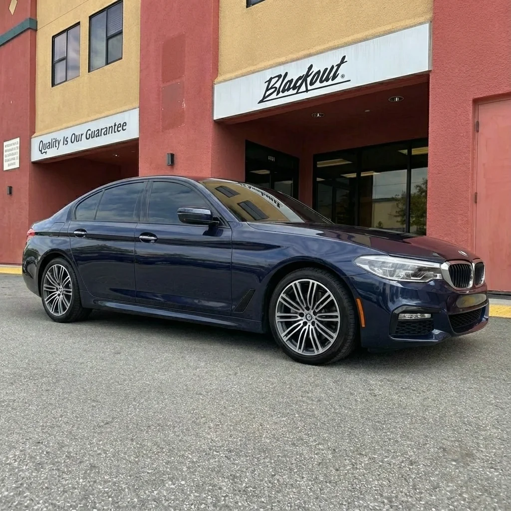 BMW PPF and ceramic coating at Blackout Gilroy