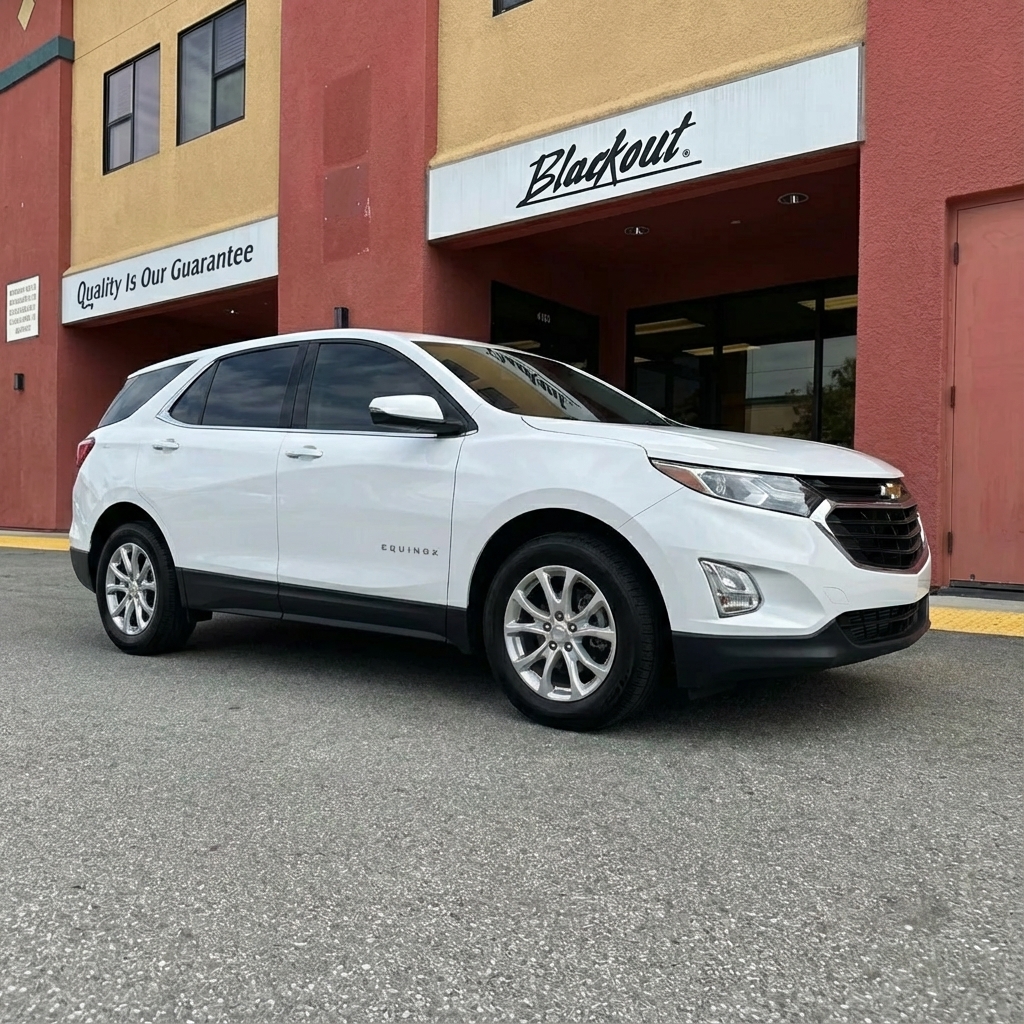Chevrolet Equinox window tinting at Blackout Gilroy