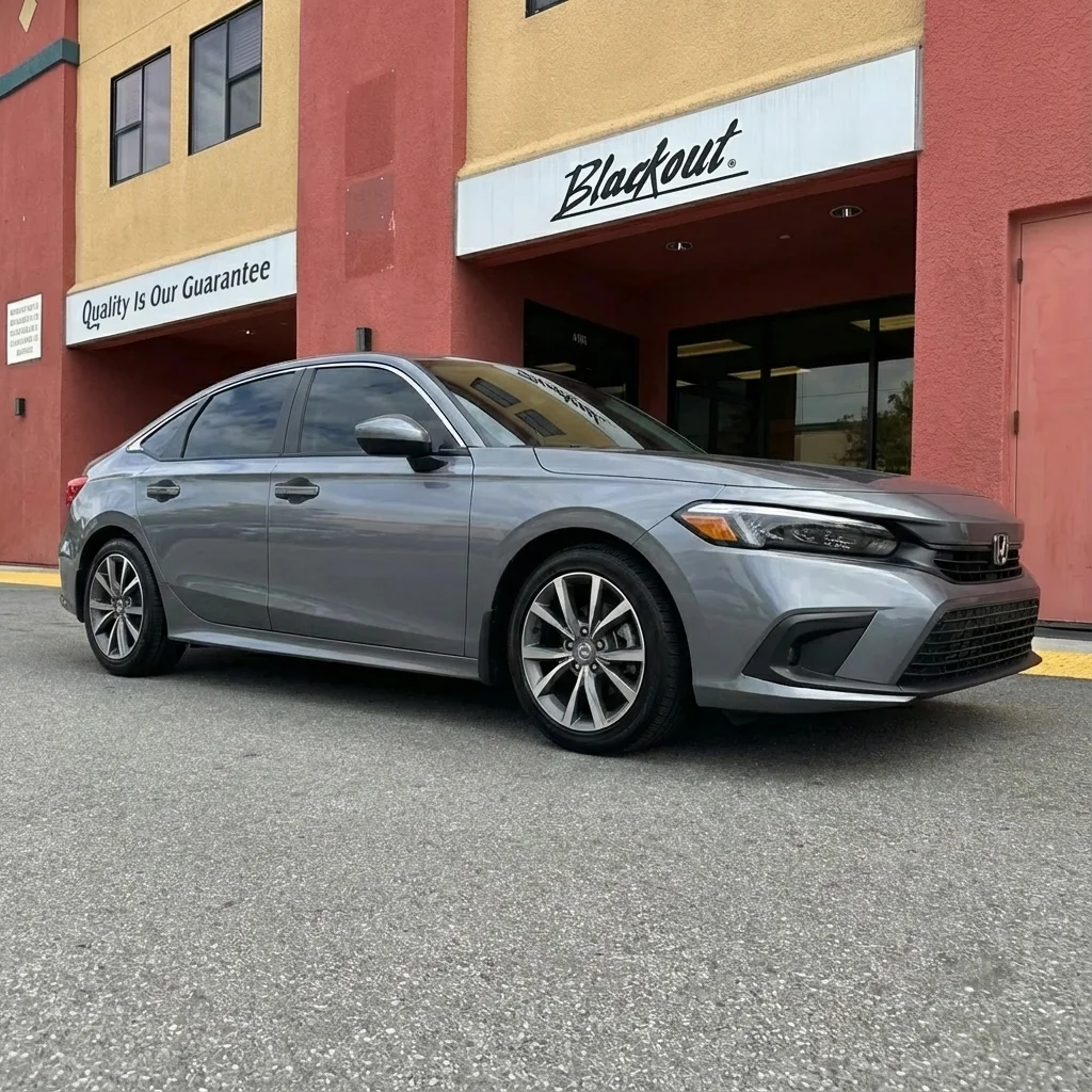 Honda Civic protection at Blackout Window Tinting