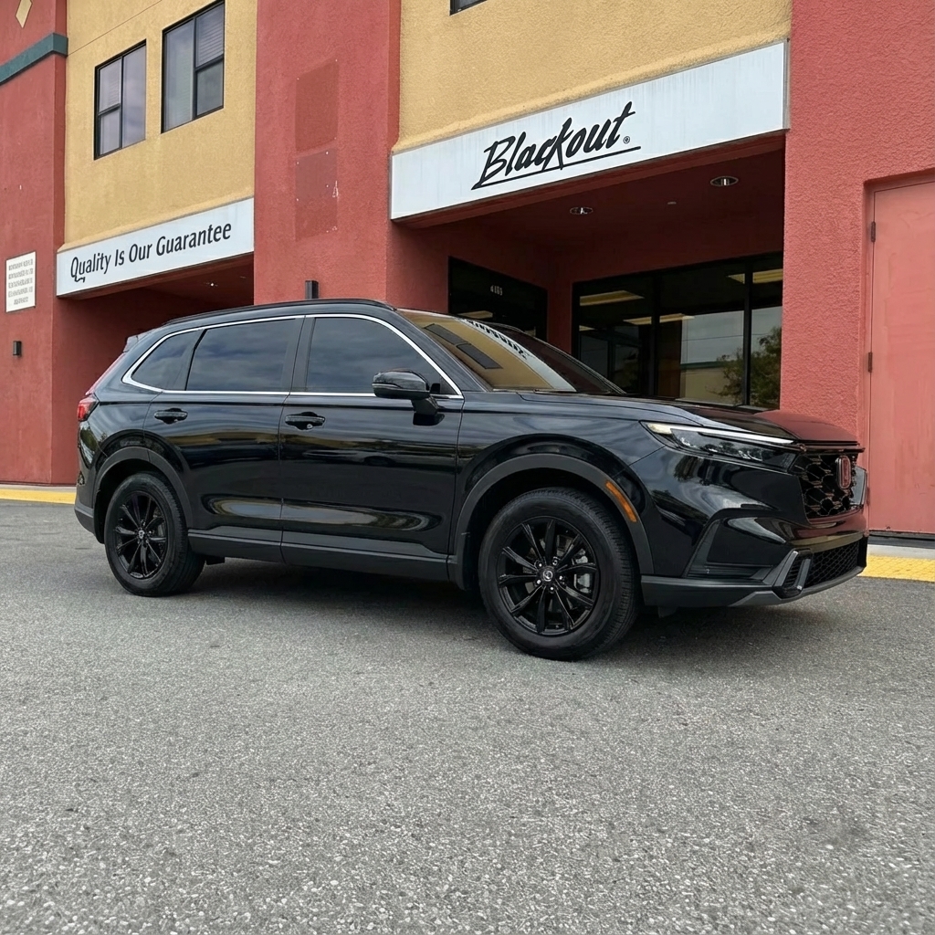 Honda Pilot window tinting at Blackout Gilroy
