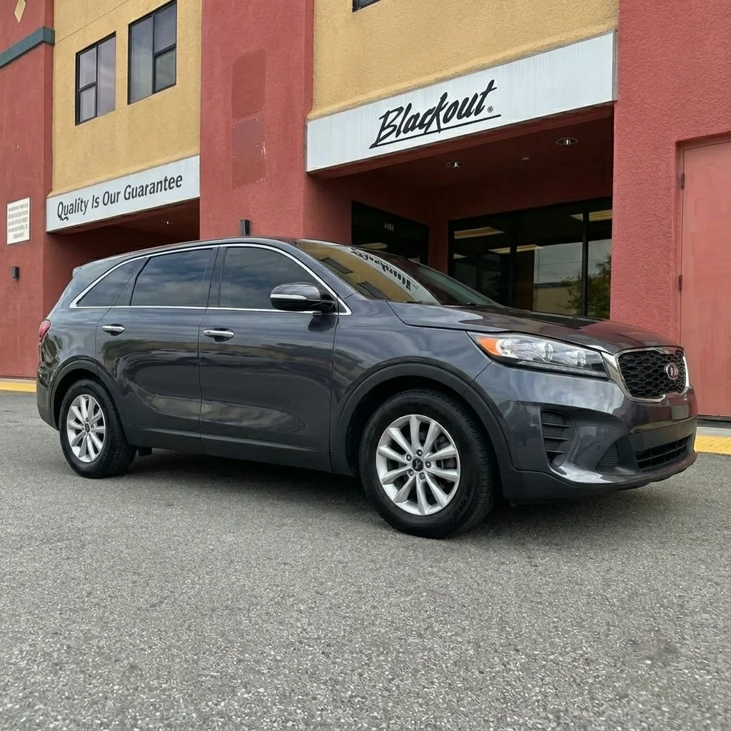Kia Sorento window tinting at Blackout Gilroy