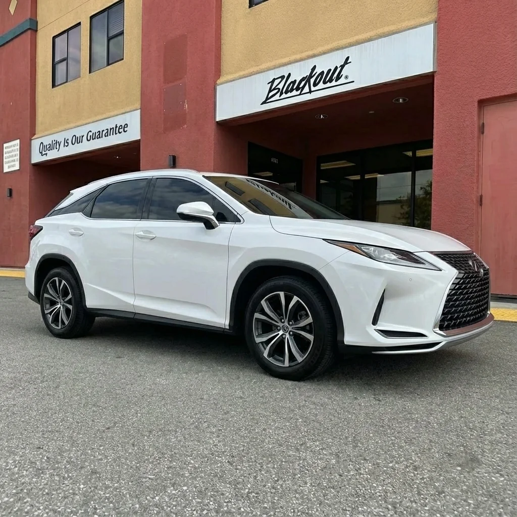 Lexus RX window tinting at Blackout Gilroy