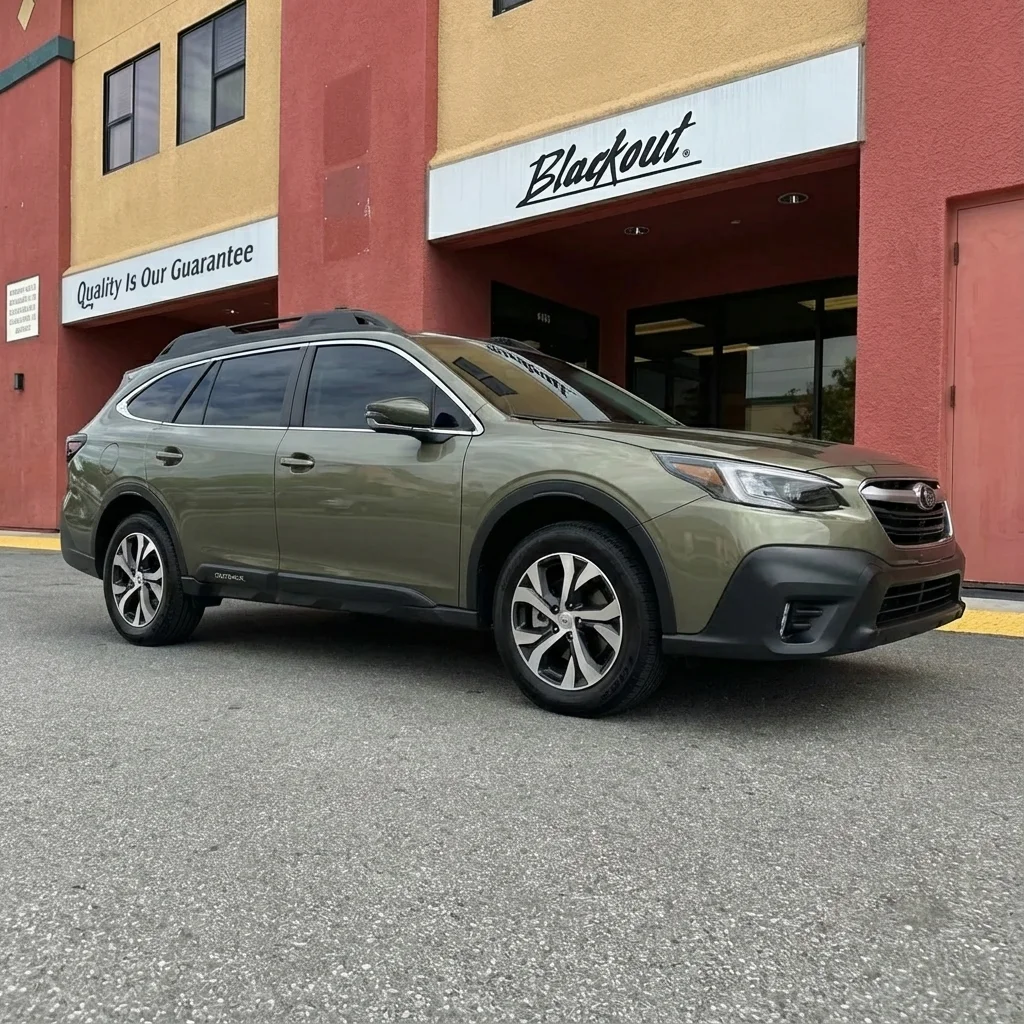 Subaru Outback window tinting at Blackout Gilroy