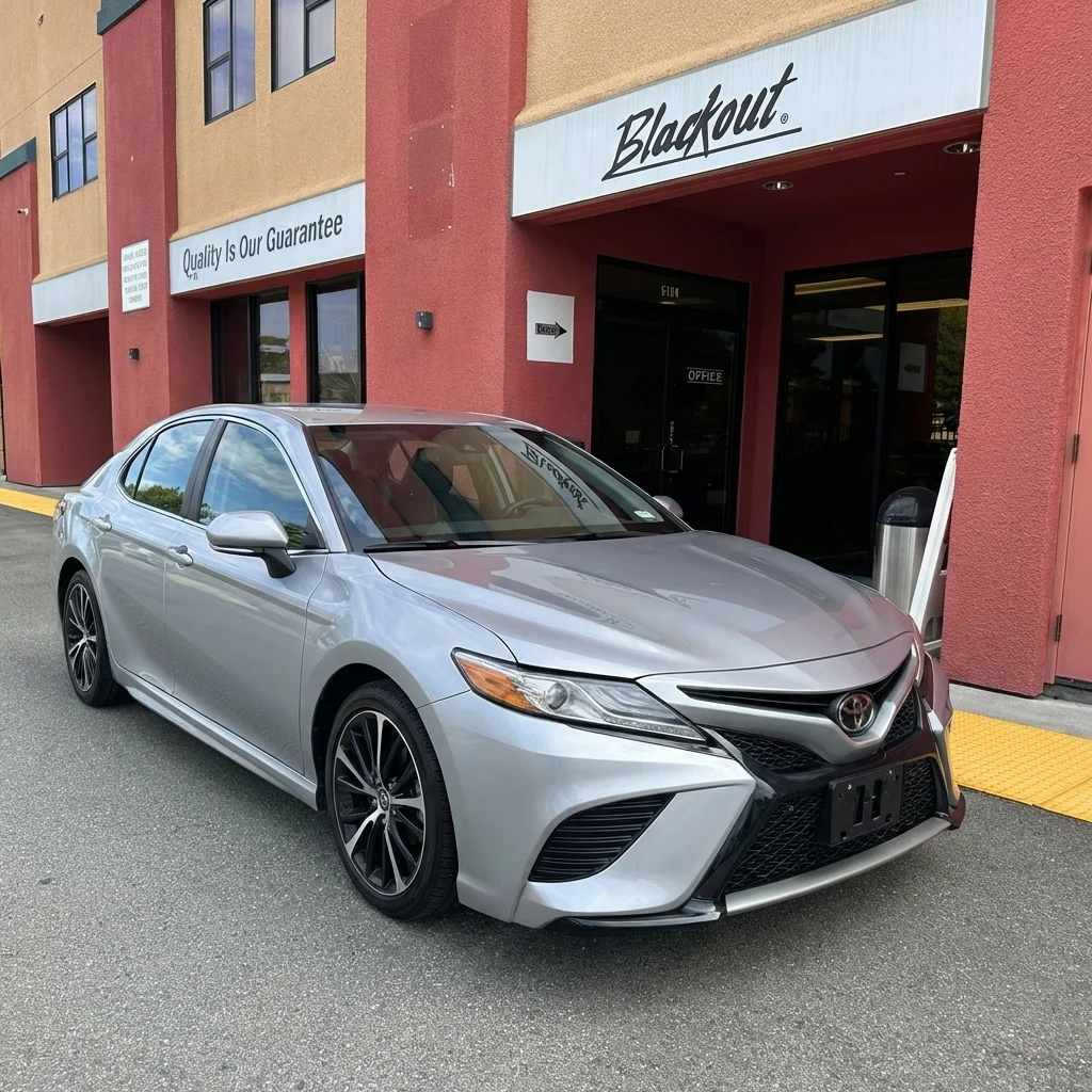 Toyota Camry window tinting at Blackout Gilroy