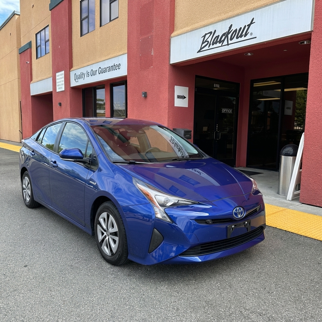 Toyota Prius window tinting at Blackout Gilroy